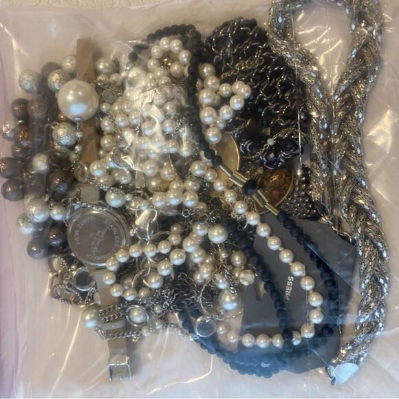 Silver and Gold Necklaces with Chains Pendants and Beads - Picture 7 of 7